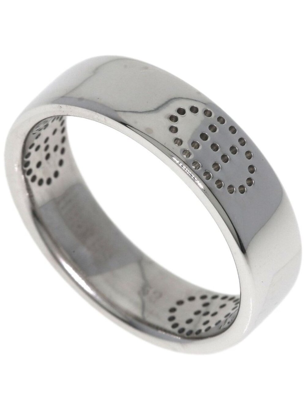 Hermes Evelyne Eclipse 52 Ring 18k White Gold